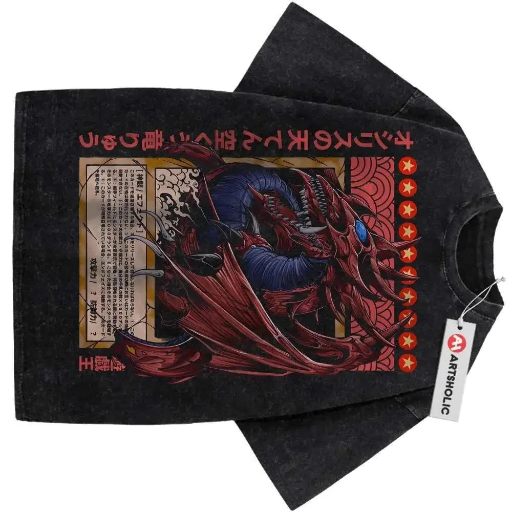 Yu-Gi-Oh Anime Graphic Washed T-Shirt – Unisex Short Sleeve Tee