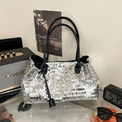 Sequin Shoulder Bag – Women's Bling Evening Party Handbag