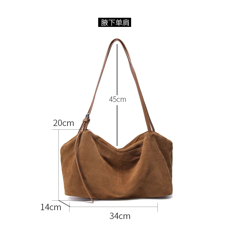Women's Genuine Leather Large Tote Bag – Luxury Shoulder Handbag