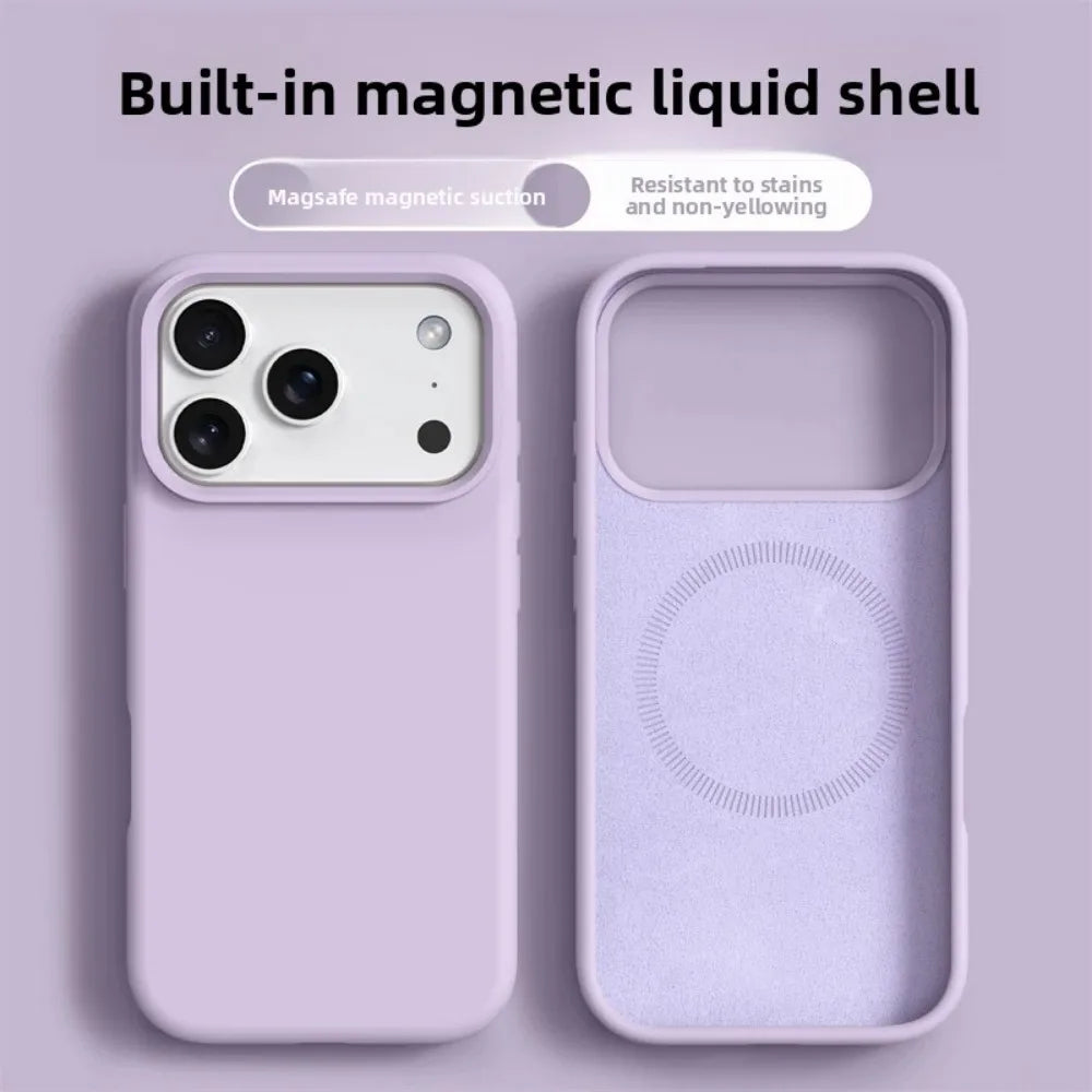 Liquid Silicone MagSafe iPhone Case – iPhone 17 & 16 Series