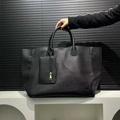 Vegan Leather Oversized Large Capacity Shopping Bag