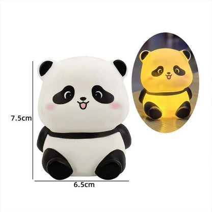 Cute Panda LED Night Light Kids Bedside Lamp