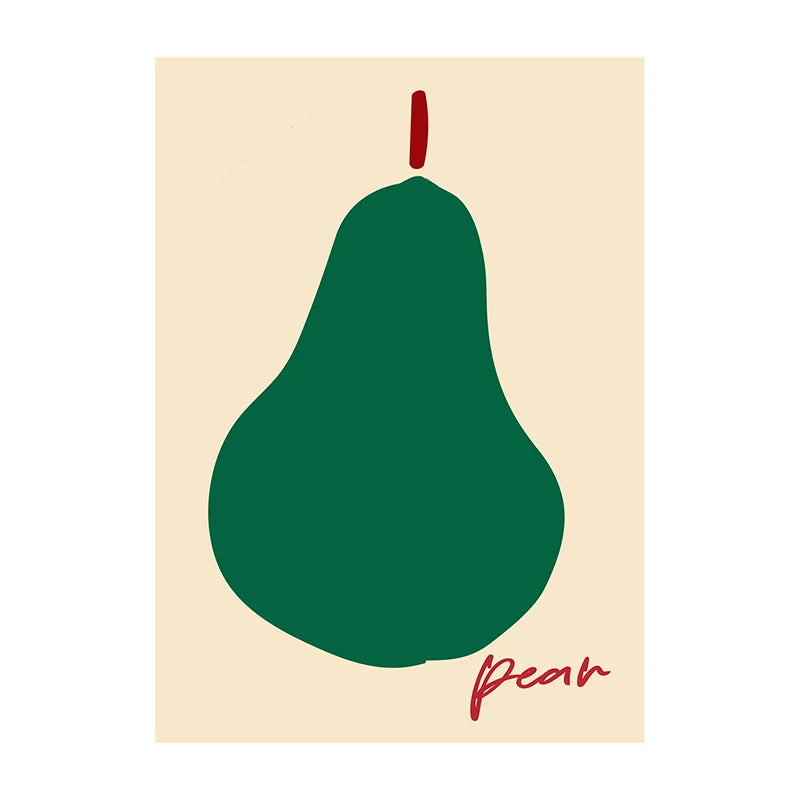 Kitchen Wall Art Poster – Bon Appétit Minimalist Typography Print