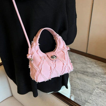 Soft Fabric Trend Small Shoulder Crossbody Bags