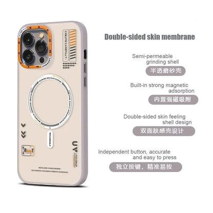 Matte MagSafe iPhone Case with Metal Lens Frame
