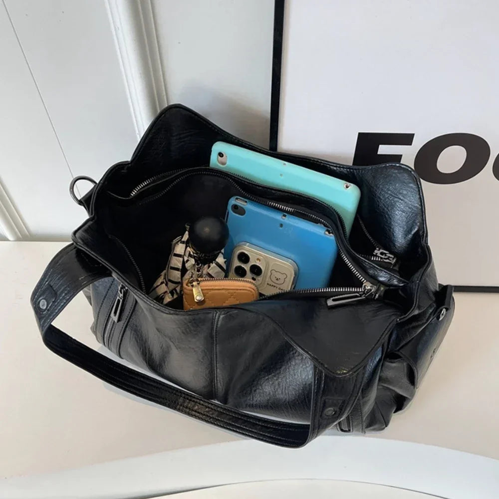 Soft Interior Compartment Shoulder Bags