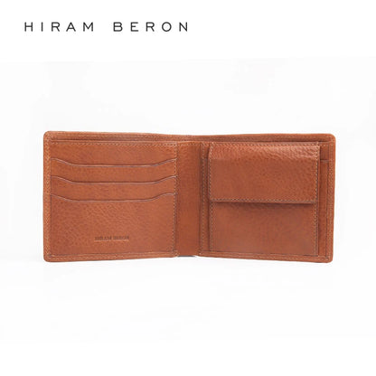 RFID Blocking Genuine Leather Wallet for Men – Hiram Beron Large Capacity Card Holder