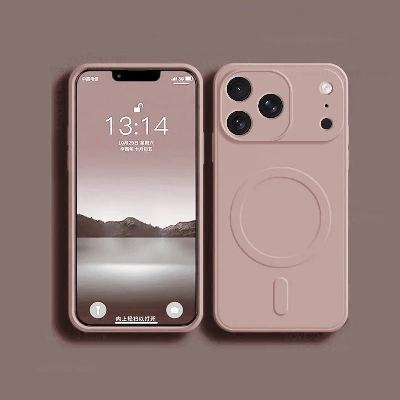 MagSafe Magnetic Liquid Silicone iPhone Case – iPhone 11 to 17 Series