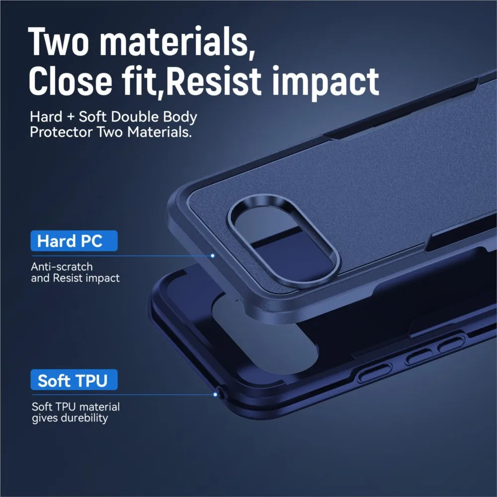 Heavy Duty Shockproof Armor Case for Google Pixel 6 7 8 9 Series
