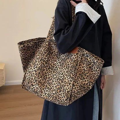 Autumn and Winter New Leopard Print Handbag
