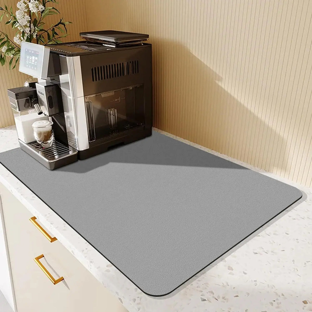 Coffee Machine Mat – Absorbent Silicone Countertop Pad