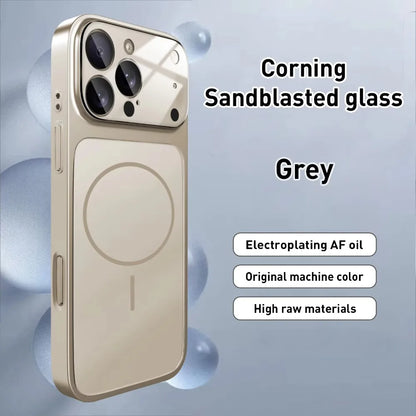 MagSafe Glass Matte iPhone Case – Corning Sandblasted, Wireless Charging