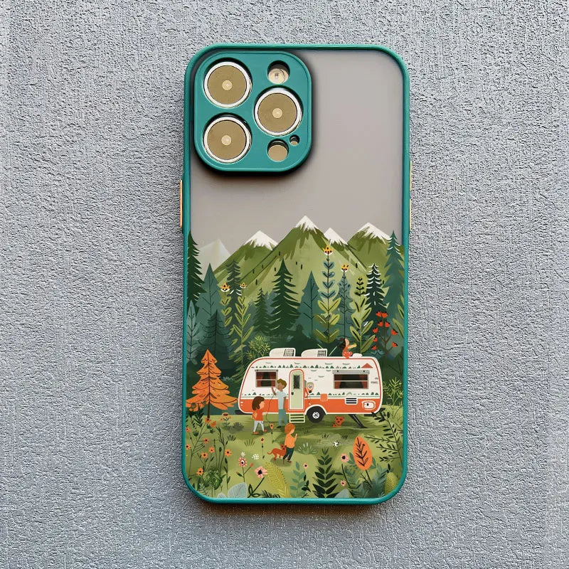 Forest Camping Landscape iPhone Case – All Models