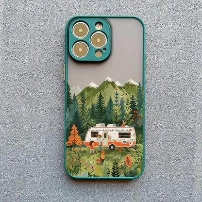 Forest Camping Landscape iPhone Case – All Models