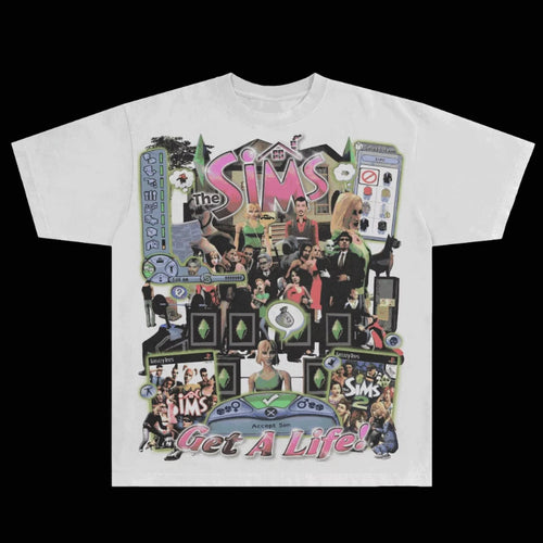 The Sims Graphic Oversized T-Shirt – Vintage Gaming Tee