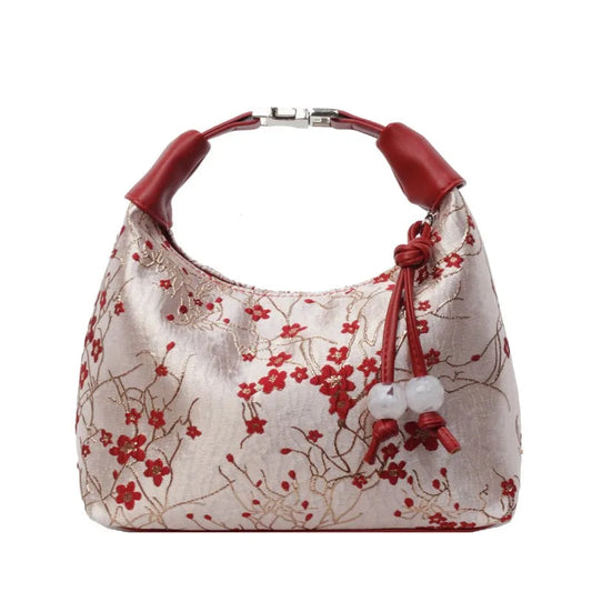 Portable Embroidered Chinese Style Shoulder Bag