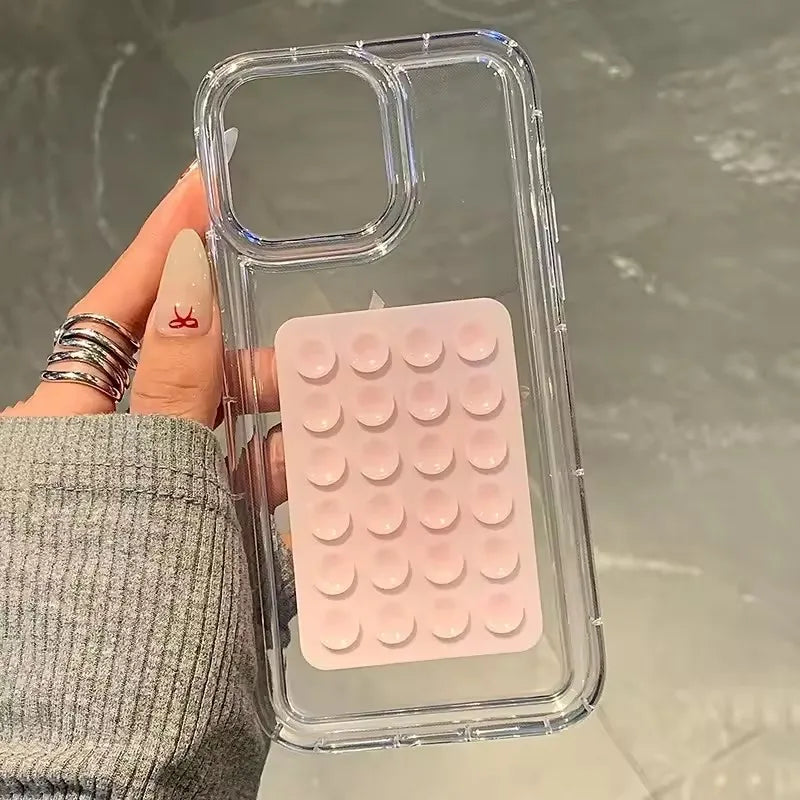 iPhone Case 3D Airbag Transparent Shockproof Cover – iPhone 17 to 11