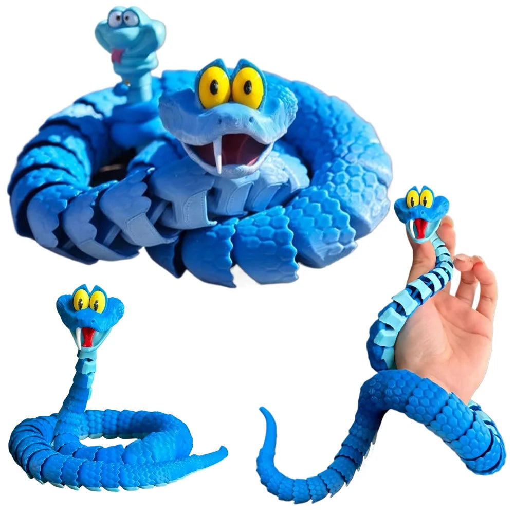 Gary Snake Articulated 3D Printed Toy