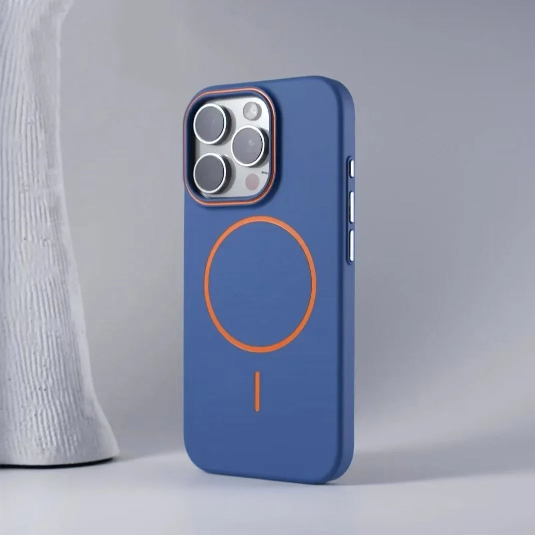 MagSafe iPhone Case Ultra Thin Matte Color-Accent Cover
