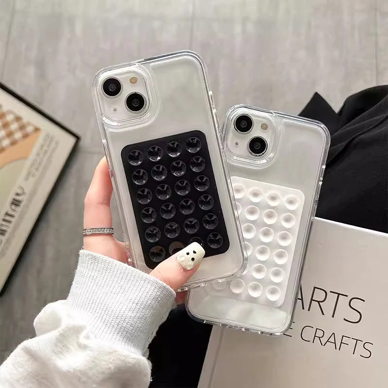 iPhone Case 3D Airbag Transparent Shockproof Cover – iPhone 17 to 11
