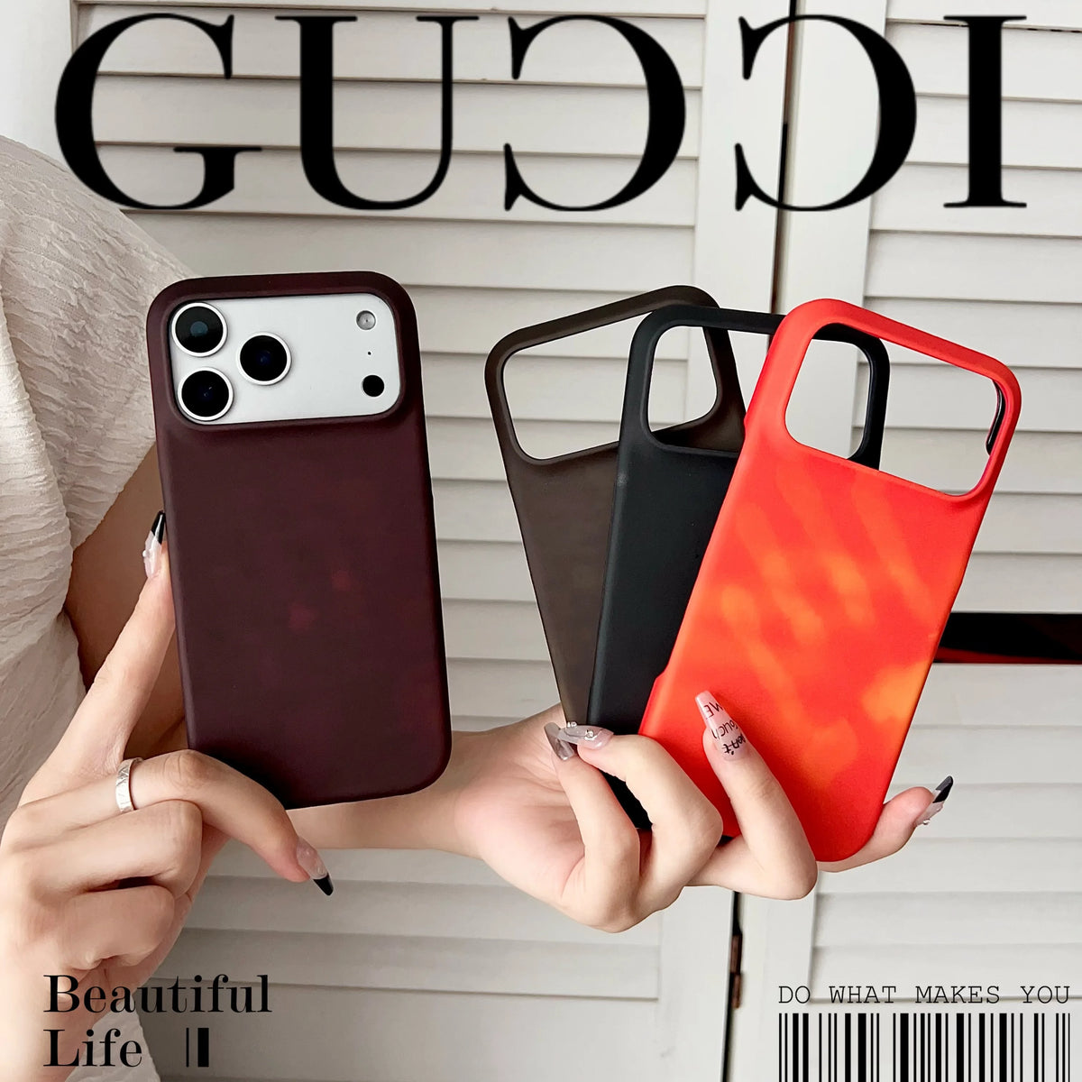 Color Changing iPhone Case – Thermal Sensing Heat Reactive Cover