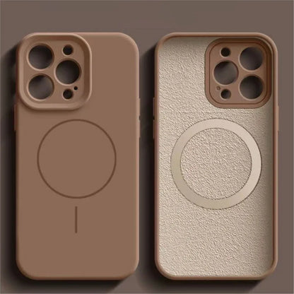 Liquid Silicone MagSafe iPhone Case – Candy Color Matte