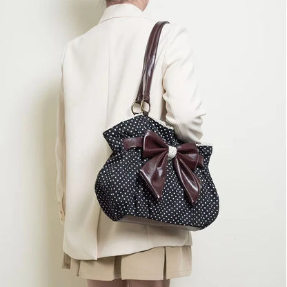Chic Polka Dot Tote Bag