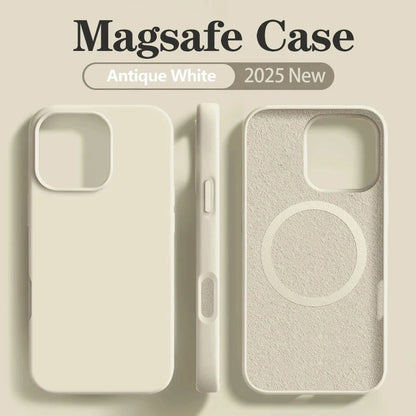 Liquid Silicone MagSafe Case for iPhone 17 16 15 14 13 12 Series