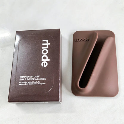 Rhode Magnetic Snap-On Lip Gloss Holder Phone Case for iPhone 17 16 15 Pro Max