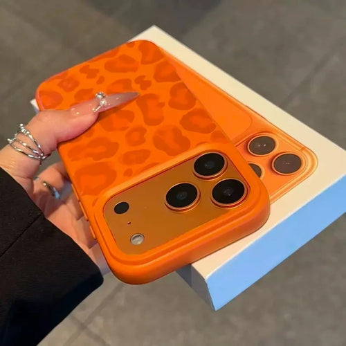 Liquid Silicone Leopard Print iPhone Case – iPhone 11 to 17 Series