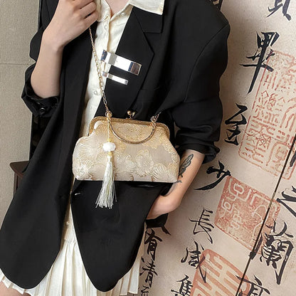 Chinese Style Embroidered Shoulder Bag