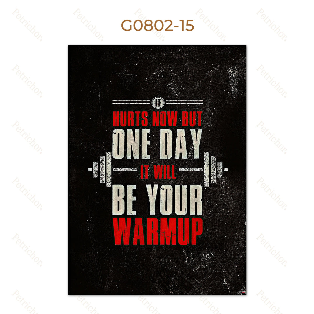 Gym Motivational Quote Wall Art Poster – Bodybuilding Canvas Print