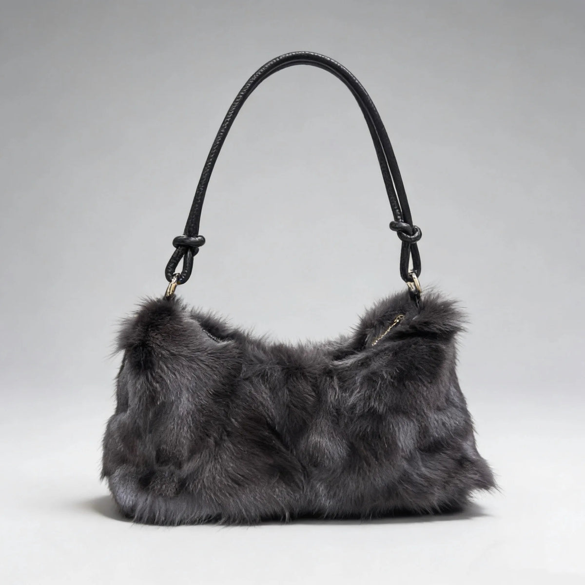 Fluffy Fur Shoulder Bag for Women – Luxury Handbag & Purse