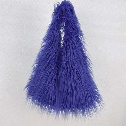 New Wool Women's Plush Shoulder Bags Y2k Hot Girls Faux Fur