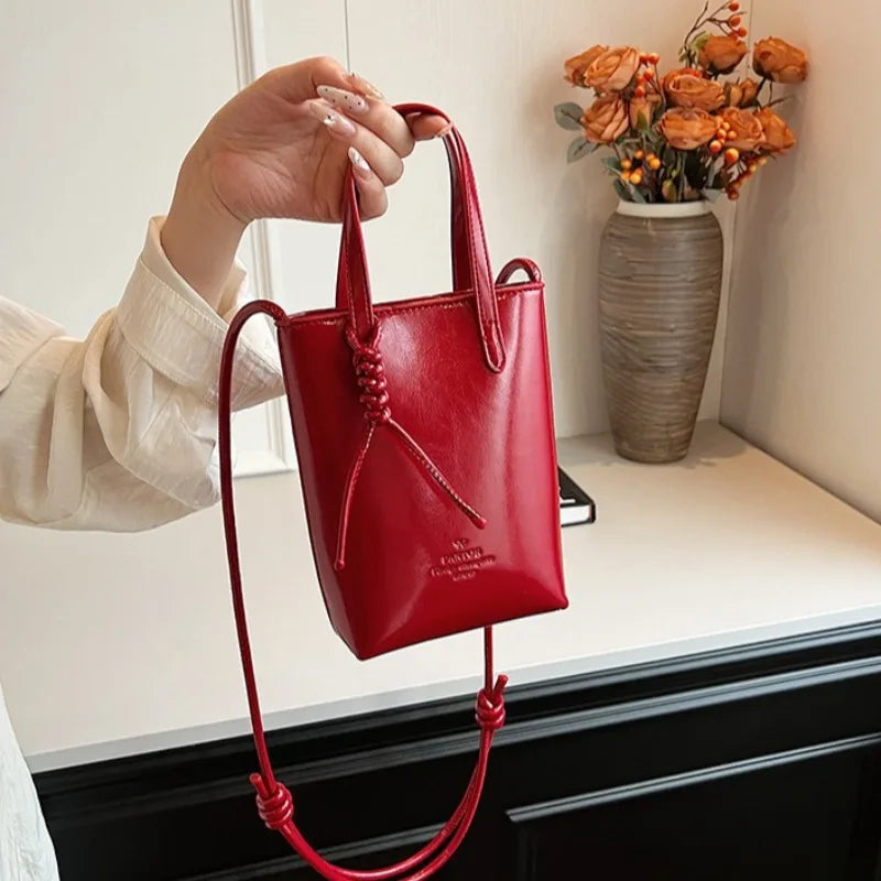 PU Leather Mini Crossbody Bag