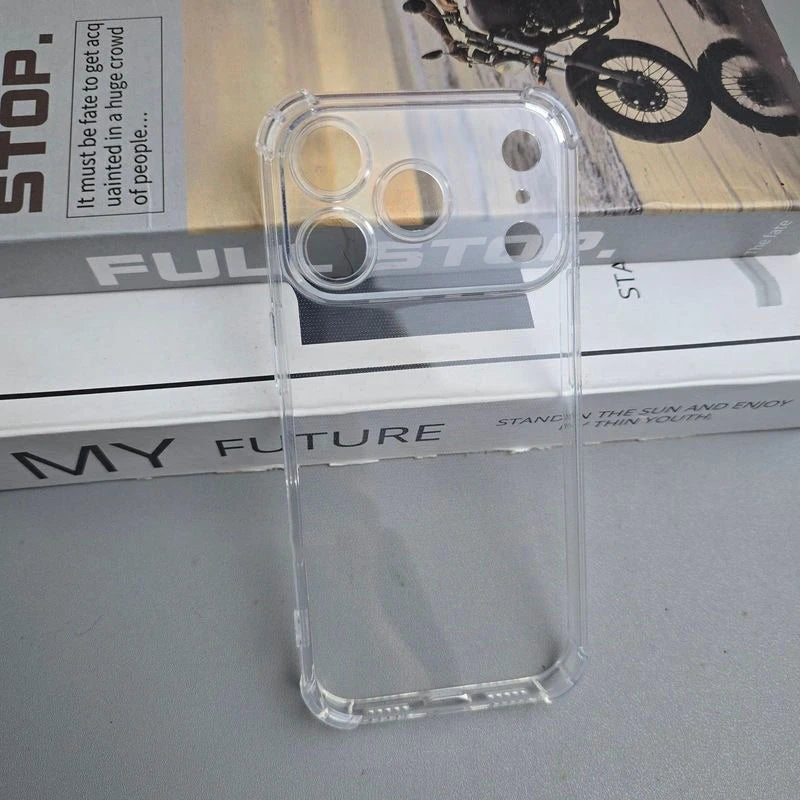 Shockproof Clear Armor Case for iPhone 17 16 15 14 13 12 11 X XR 8 Series
