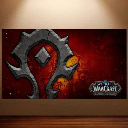 World of Warcraft Canvas Poster – Retro Game Wall Art Decor