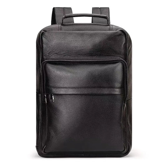 Genuine Leather Men's Laptop Backpack – Luxury Computer Bag