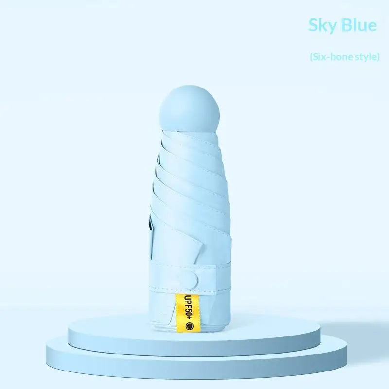 Mini 5 Fold UV Travel Umbrella