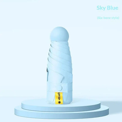 Mini 5 Fold UV Travel Umbrella