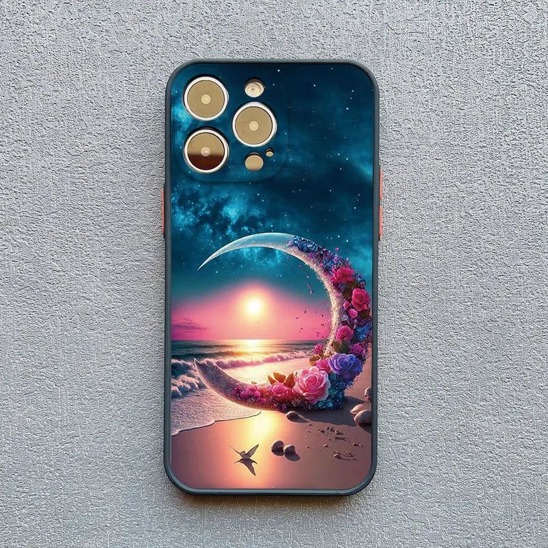 Starry Night Beach Art iPhone Case – iPhone 11 to 17 Series