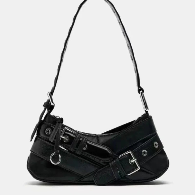 Vintage Black Underarm Bag