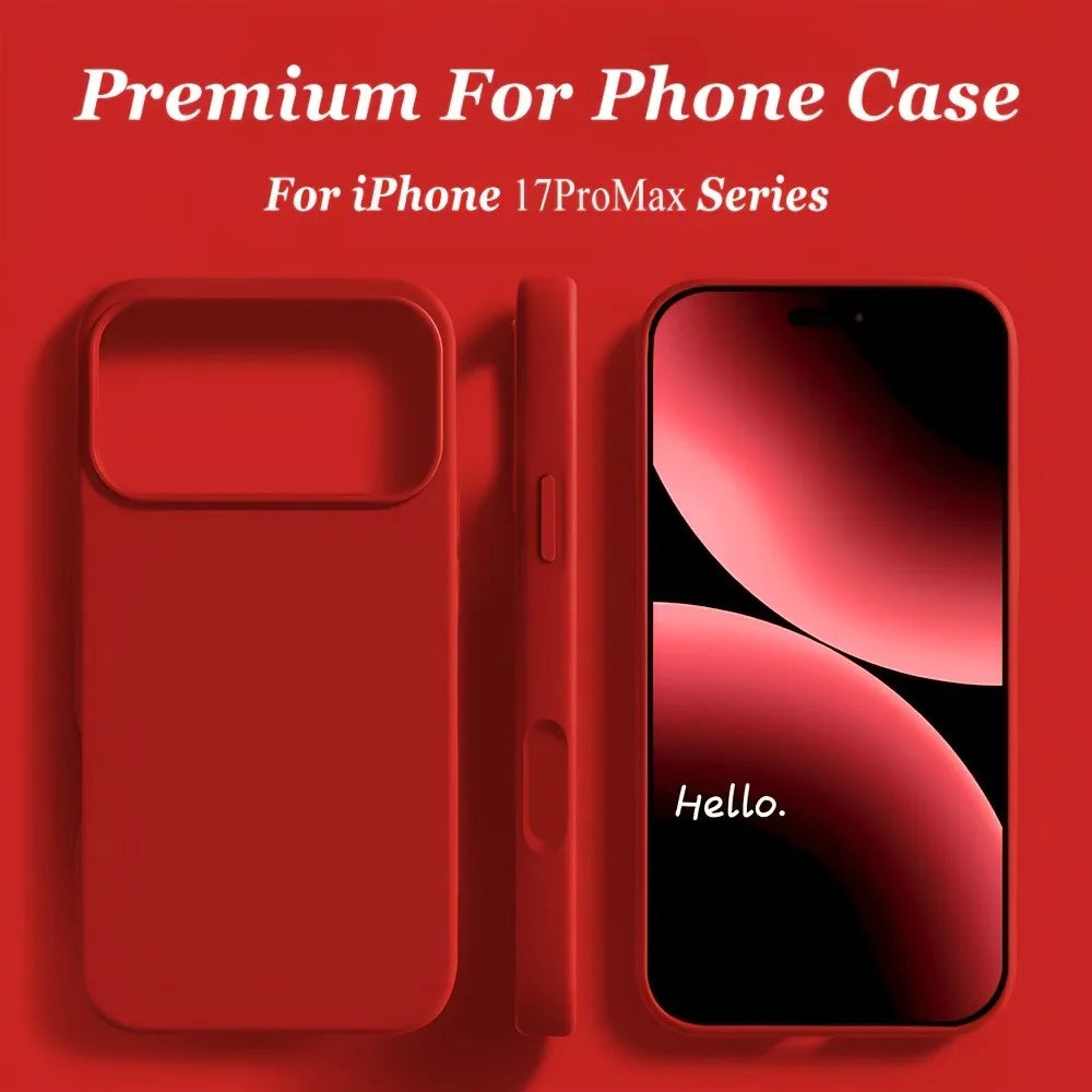 Liquid Silicone iPhone Case – Shockproof Soft TPU Cover