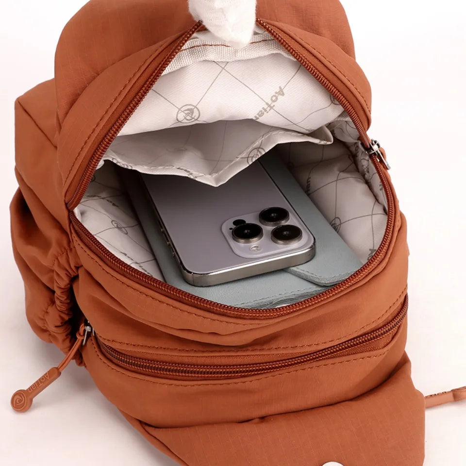 Simple Multi-functional Small Backpacks Chest Crossbody Shoulder Bags