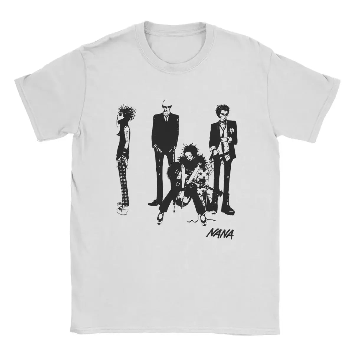Nana Osaki T-Shirt – Black Stones Anime Punk Rock Graphic Tee