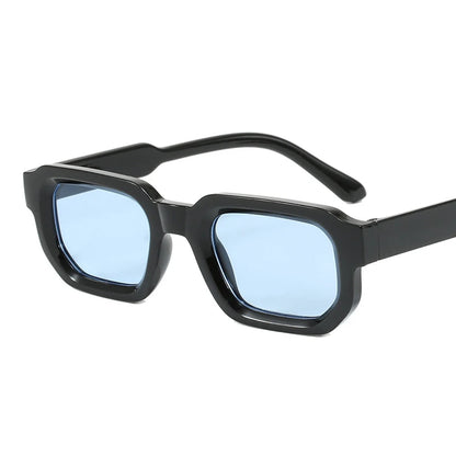 Retro Rectangle Sunglasses – UV400 Men's Vintage Square Frame