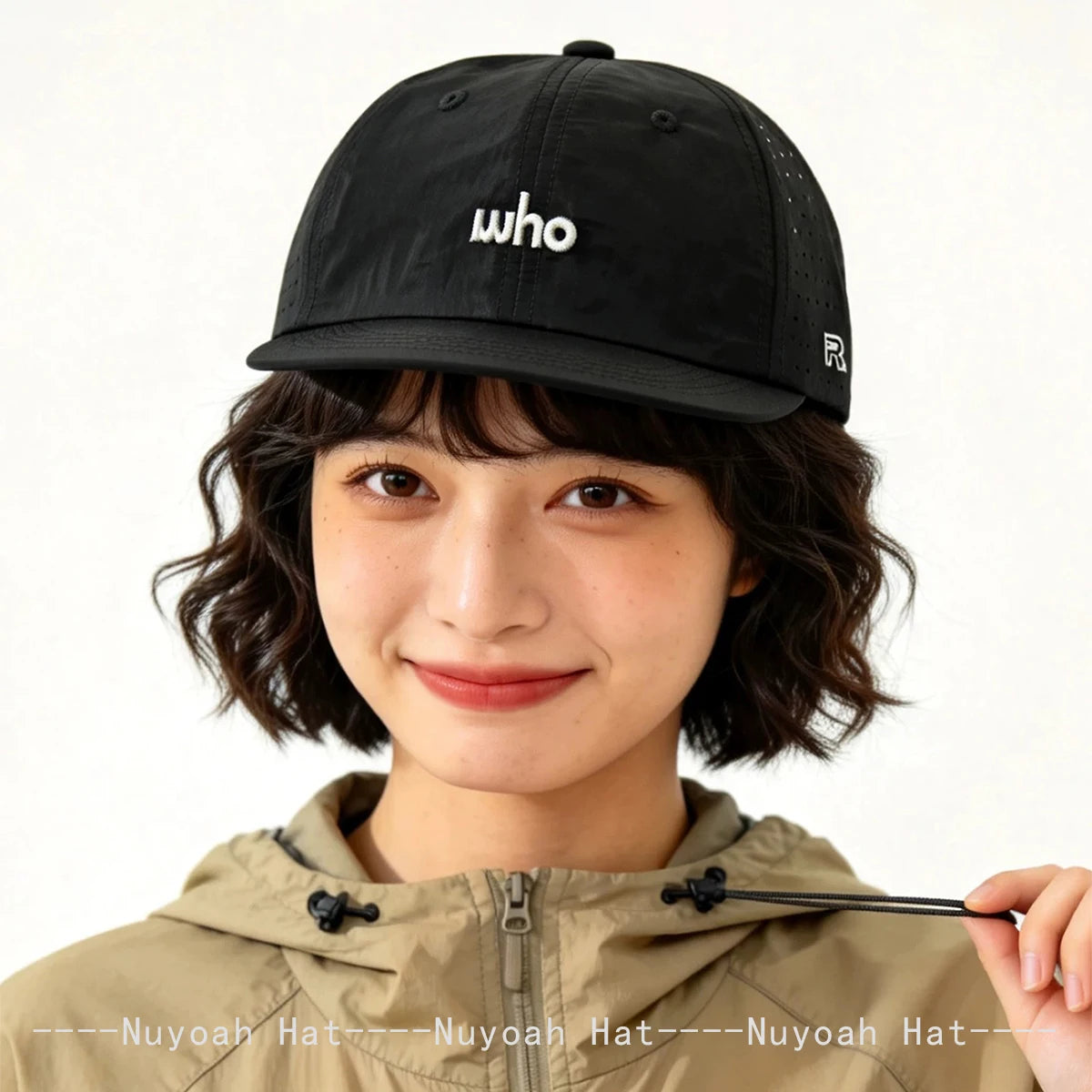 Embroidered Baseball Cap – Quick-Dry Mesh Snapback