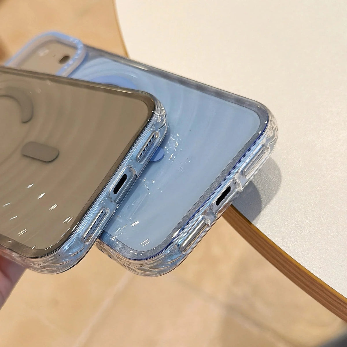 Clear Ripple MagSafe Magnetic Phone Case – iPhone 13 to 17 Series
