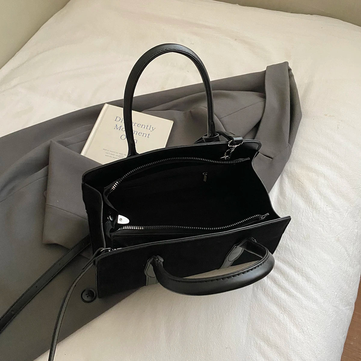 Women Suede Shoulder Bag