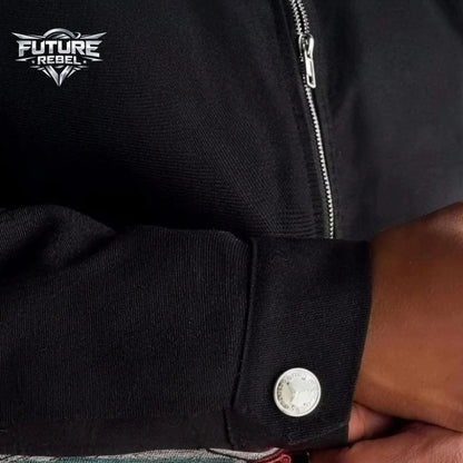 Samurai Embroidery Bomber Jacket – Harajuku Y2K Streetwear